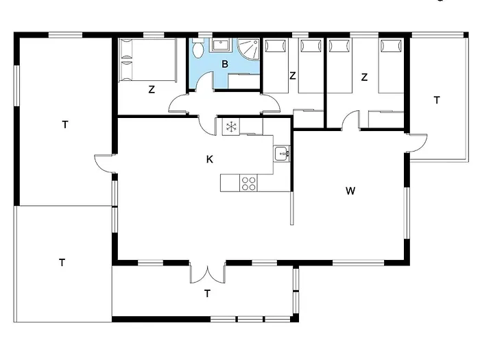 G180-lemvig-bellisvej-80 Сasa de vacaciones